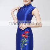 Beautiful Fashion Embroidered Dress Handmade Embroidery Design in Suzhou in Hot Selling thumbnail-1