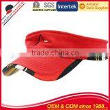 Red Embroidery Design Large Visor Cap