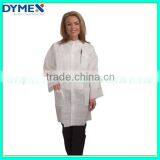 Dymex White Lab Coat With Pockets CE/ISO