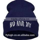 Factory Wholesale Custom 100% Acrylic Beanie Knitted Hat Winter Hat thumbnail-1