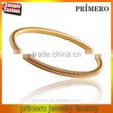 New Fashion Jewelry Spring Tube Type Bangle Gold Plated Adjustable Bracelet thumbnail-1