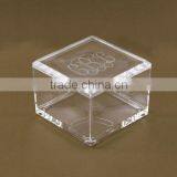 Clear Acrylic Bussiness Card Holder Box Plexiglass Playing Card Box thumbnail-2