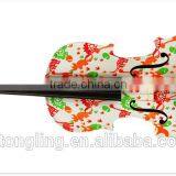 Violin With Carving Flower TL-1406 thumbnail-2