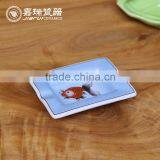 Portable Hand Painted Ceramic Hotel Ashtray Custom thumbnail-2