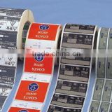 OEM printing adhesive tags/ hang tags/sticker/ barcode label/ labels/ self-adhesive labels