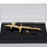 24 Carat Golden 0.2mm 2CC Mini Spray Gun Airbrush Machine for Makeup Cake Model Painting AS-55