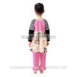 2016 Fashion New Child Clothes Floral Fall Persnickety Remake Boutique Outfit thumbnail-4