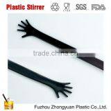 Colorful Transparent Stick Plastic Stirrer Stick