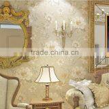 House Decoration Wallpaper Glitter Beautiful Flower for Home Wallpaper