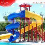 hot sell outdoor pool slide water park for summer kids play