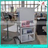 Lab Touch Screen Argon Sintering Vacuum Tube Furnace With Gas Controller and Water Chiller thumbnail-1