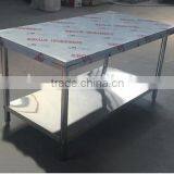 201Stainless Steel Work Table,Work Bench,Commercial Stainless Steel Working Table With Undershelf thumbnail-2