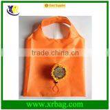 Wholesale Orange Color Sunflower Shape Foldable Shopping Bag thumbnail-4
