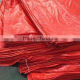 TARPAULIN WARTERPROOF FABRIC High Denstiy Polyethylene Two Side Lamination Striped Hem pp Rope in Hem Reinforced Heat-seal Edge thumbnail-2