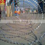 High Safety Low Price Razor Barded Wire Mesh / Hebei Manufacturer BTO-22 Razor Barbed Wire /galvanized & PVC Coated Razor Barbed thumbnail-6