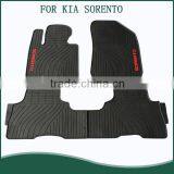 Custom Fit FLOORMAT for Kia Sorento Models Select - (Black) (2 Row Set) Floor Liners