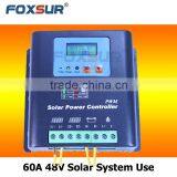 Original Cheap High Performance Solar Cell Panels Battery Charge Controller 60A 48V PWM Solar Charge Controller thumbnail-2