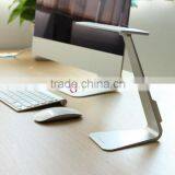 Rechargeable USB Touch Switch Dimming Modern LED Table Lamp Night Light Silver
