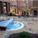 High Quality Durable Custom-made Outdoor Round Spa Cover thumbnail-1