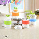 Travel Mug Cup With Silicone Lid Cover Cap Sets thumbnail-1