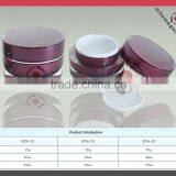 Variable Volume Cream Jars Coated With Color Alumite Lid / Alumite Cap thumbnail-3