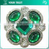 8MM Clear Crystal Aerolite Rhinestone Nickel Free Silver Shank Rhinestone Button thumbnail-4