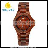 WJ-5354 Newest Hot Sale Wooden With Calendar Fashion Vintage Creative Men Watch thumbnail-1