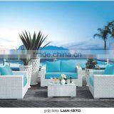Outdoor Patio Rattan Furniture 4 Seater Sofa Set thumbnail-1