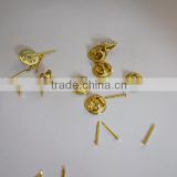 Hot sale fashion Gold Brass Military Police Pin Backs Clutch Clasp Fastener