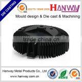 OEM CNC Service Aluminum Die Casting Led Downlight Housing, Die Cast Aluminum Heat Sink for Led Street Light Housing