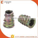 zinc alloy furniture screw nuts