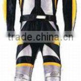 DL-1304 Leather Motorbike Suit, Leather Biker Racing Suit