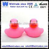 Mini Pink Floating Bath Toy Duck for Infant Gift thumbnail-1