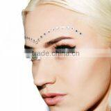 OEM Custom Radiant Temporary Self-adhesive Makeup Rhinestone Crystal Face Jewels Sticker Eye Jewels on Sticker Factory thumbnail-2