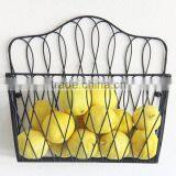 Black Wire Wall Mout Fruit Basket thumbnail-1