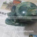 Hote Sale Engraving Carving Type Hand Carved Lapis Lazuli Crystal Skulls for Sale thumbnail-5