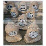 Natural Stone Lanterns, Boulder Stone Lamps