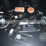 Arrival Crystal Keychain With Letters (R-1458)