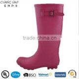 (CH-W060) Hangzhou Cheap Sex Ladies Rubber Boots Clear Rain Boots for Women
