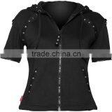 2016 Fine Victorian Black Trench Goth/Steampunk Jacket thumbnail-3