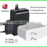 US EU AU UK Plug Portable Phone Charger With 2 in 1 Cables For Cell Phone 5V 2.1A 2.4A thumbnail-3