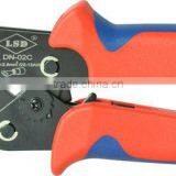 DN-02C European-style 0.25-2.5mm2 2 Wire Crimper 4-14AWG Insulated Connectors Electrical Cable Lug Crimping Tool thumbnail-4