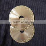 4.5" Continous Rim Electroplated Diamond Blades With Arrow