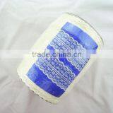 Wholesale Fashionable Cheap No Spandex 4.5cm Width Lace Trimming Ribbon For Baby Girl Dress Hairbow Decoration 300yds/roll thumbnail-1