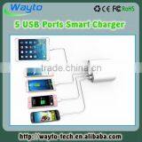 Most Popular Wall 5V 2A Usb Multi Charger With 5 USB Ports thumbnail-3