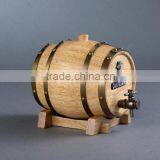 1.5L 3L 5L Wooden Wine Barrel Wine Holder thumbnail-4