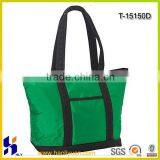 210D Polyester Shopping Tote Bag With Front Pocket thumbnail-1
