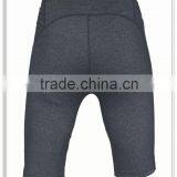 High Quality Melange Dri Fit Gym Shorts, Running Tights, Custom Fitness Compression Tights for Men thumbnail-4