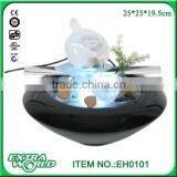 Creative Puple Clay Fountain Decoration Home Furnishing Water Humidifier Handicraft Glass Teapot Micro Landscape Water Fountain thumbnail-6