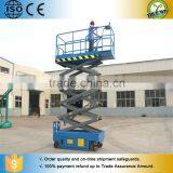 Electric Warehouse / Garage / Stock / Storage Use Vertical Cargo Lift / Self Propelled Scissor Lift thumbnail-6